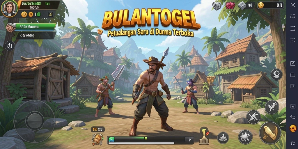 Tampilan menakjubkan dari gameplay dunia terbuka BULANTOGEL.