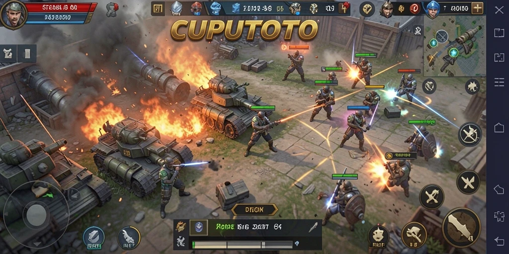 Screenshot gameplay CUPUTOTO dengan aksi menarik dan strategi yang mendebarkan.