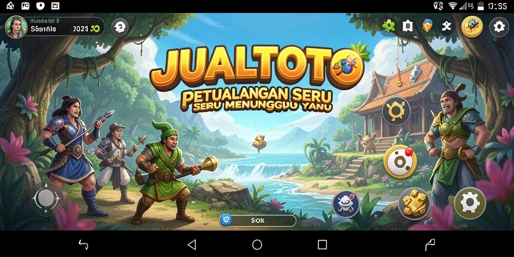 Tampilan gameplay seru di JUALTOTO dengan berbagai tantangan petualangan.