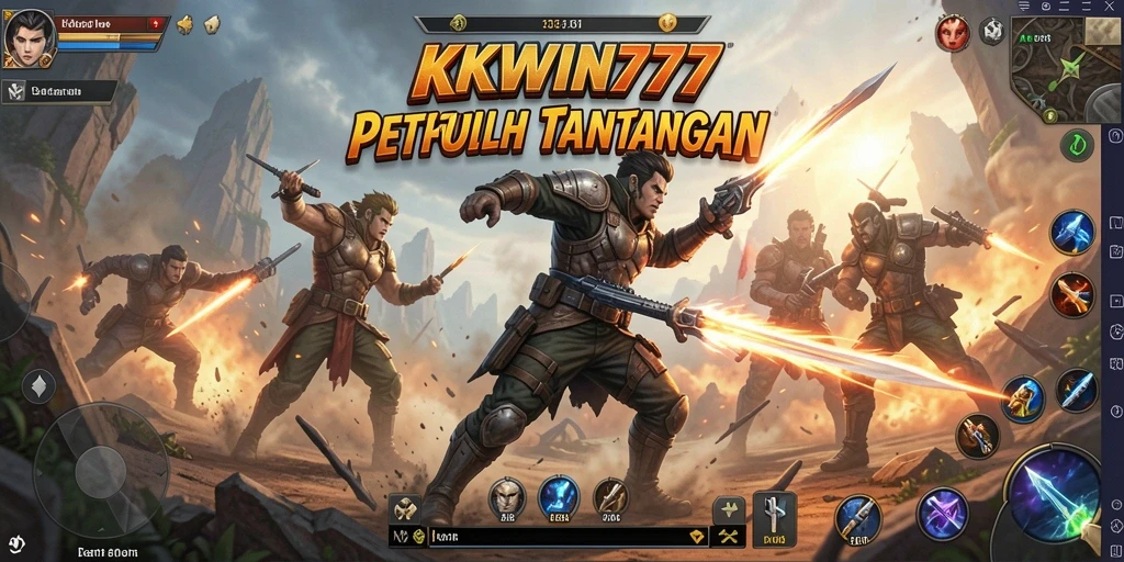 Tampilan gameplay seru dari KKWIN777 yang penuh aksi.