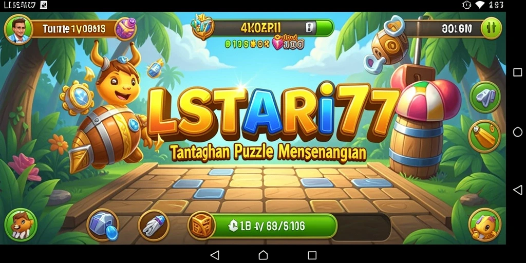 Tangkapan layar gameplay LESTARI777 yang menunjukkan tantangan Puzzle seru.