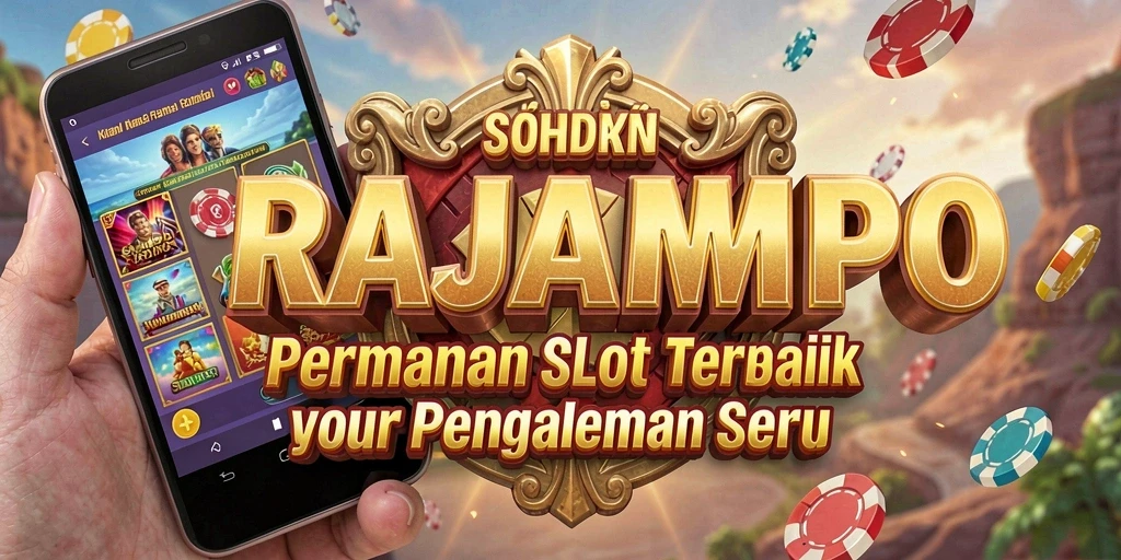 Tampilan gameplay menarik dari RAJAMPO yang penuh warna.