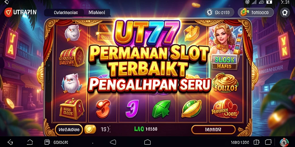 Screenshot gameplay UT77 yang menampilkan aksi seru slot.